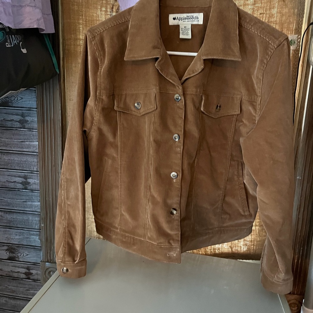 Appleseed's Brown corduroy Jean Jacket Classic Style